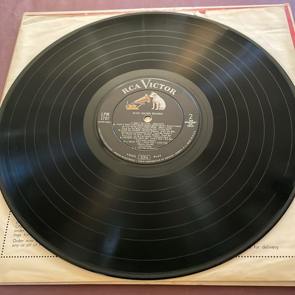 Elvis’ Golden Records, a compilation of 14 of his hit singles (1958) - Picture 6 of 15